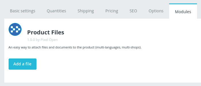 Add files for Prestashop